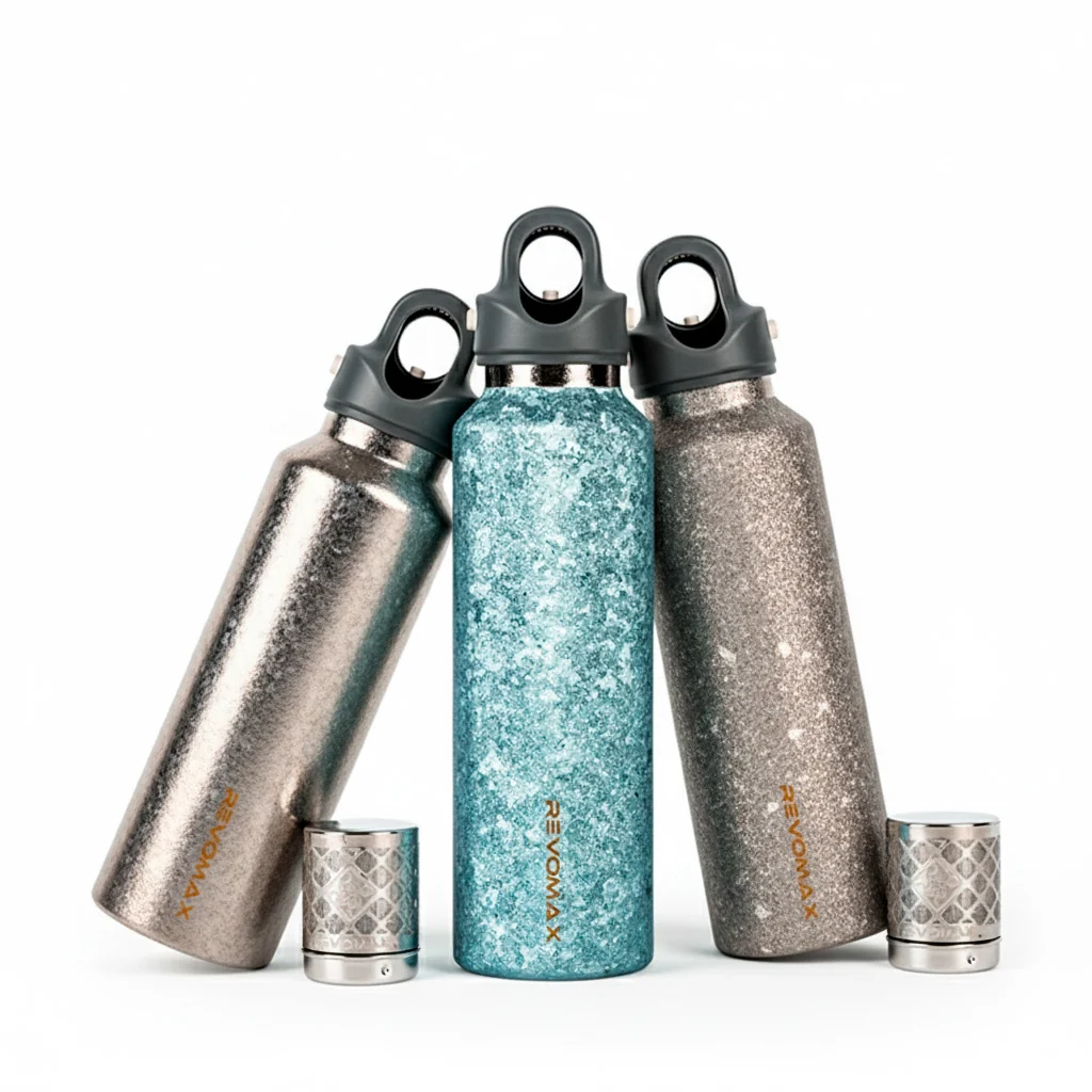 Pure Titanium Insulated Bottle 20oz | No Metallic Taste | Magnetic Tea Infuser