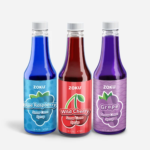 Set of 3 Snow Cone Syrups
