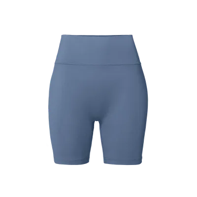 Pantalón corto mate de talle alto U para mujer 6"