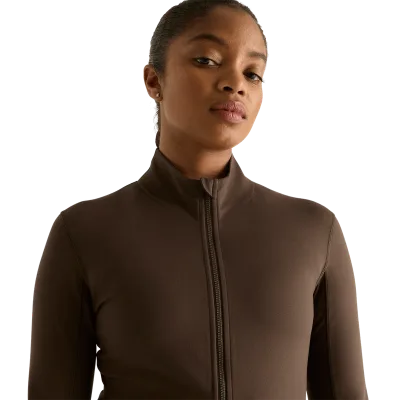 Women's Matte Zip-Up Jacket