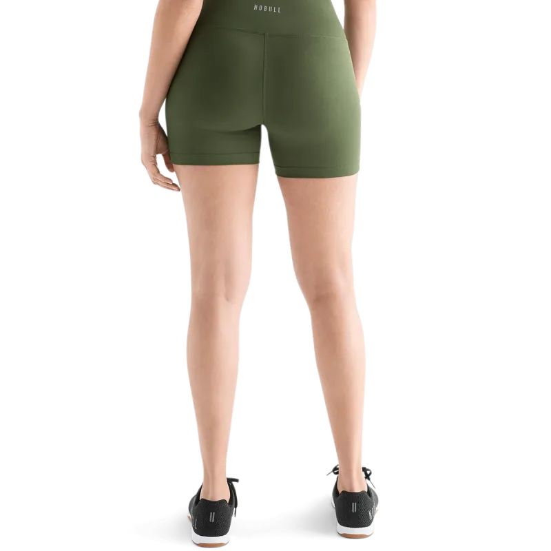 Pantalón corto de tiro alto para mujer 4"