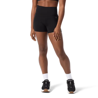 Pantalón corto Drive de tiro alto para mujer 4"