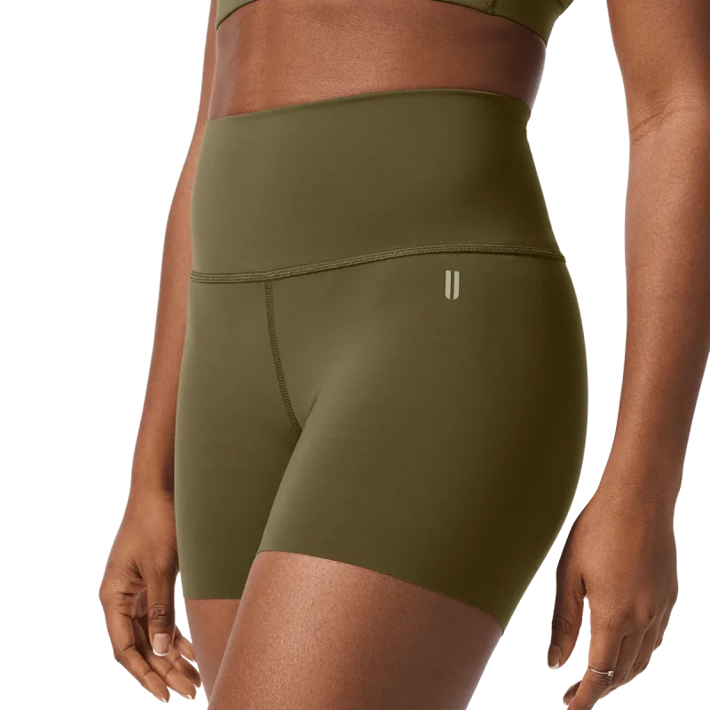 Pantalón corto Drive tiro alto para mujer 4"