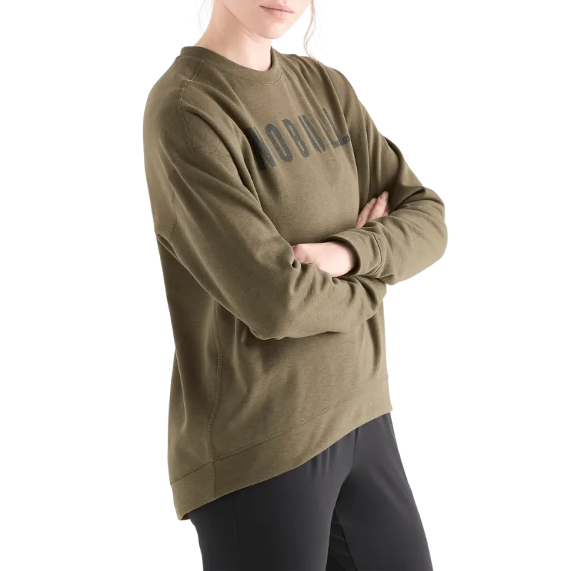 Sudadera crew Legacy NOBULL para mujer