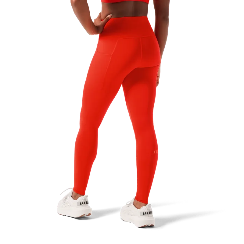 Leggings ajustados Drive con bolsillos de tiro alto para mujer 28"