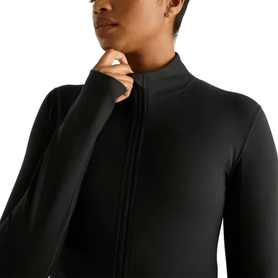 Women's Matte Zip-Up Jacket