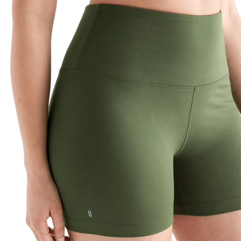 Pantalón corto de tiro alto para mujer 4"