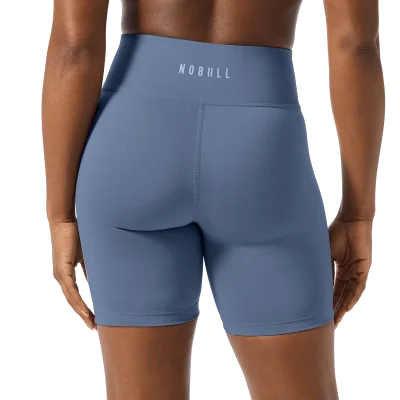 Pantalón corto mate de talle alto U para mujer 6"