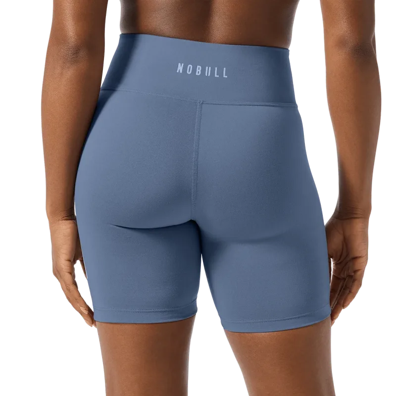 Pantalón corto mate de talle alto U para mujer 6"