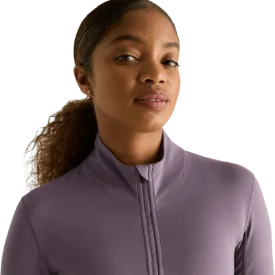 Women's Matte Zip-Up Jacket