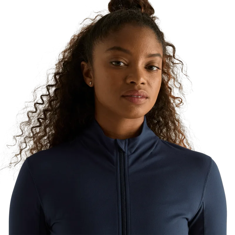Chaqueta con cremallera mate para mujer