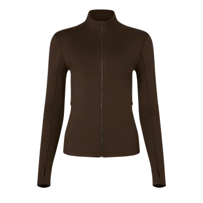 Women's Matte Zip-Up Jacket