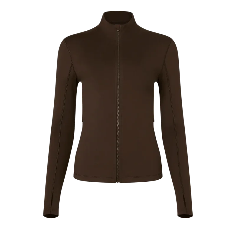 Women's Matte Zip-Up Jacket