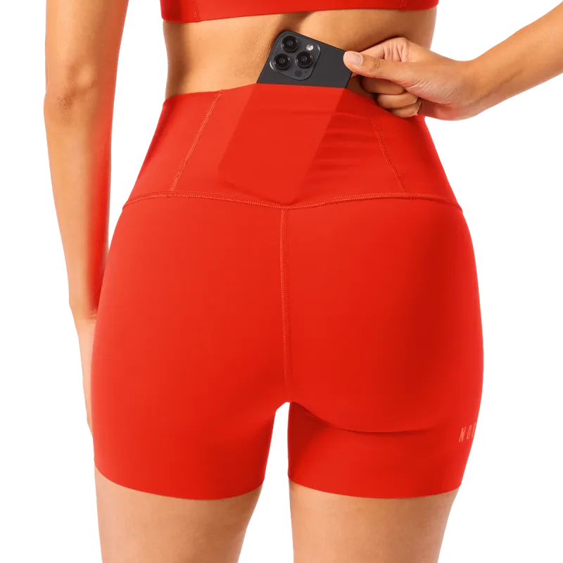 Pantalón corto Drive 4" tiro alto para mujer