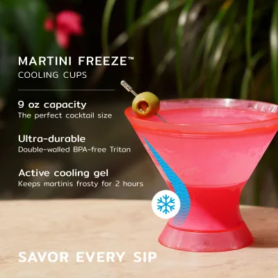 Martini FREEZE™ in Punch Pink, Set of 2