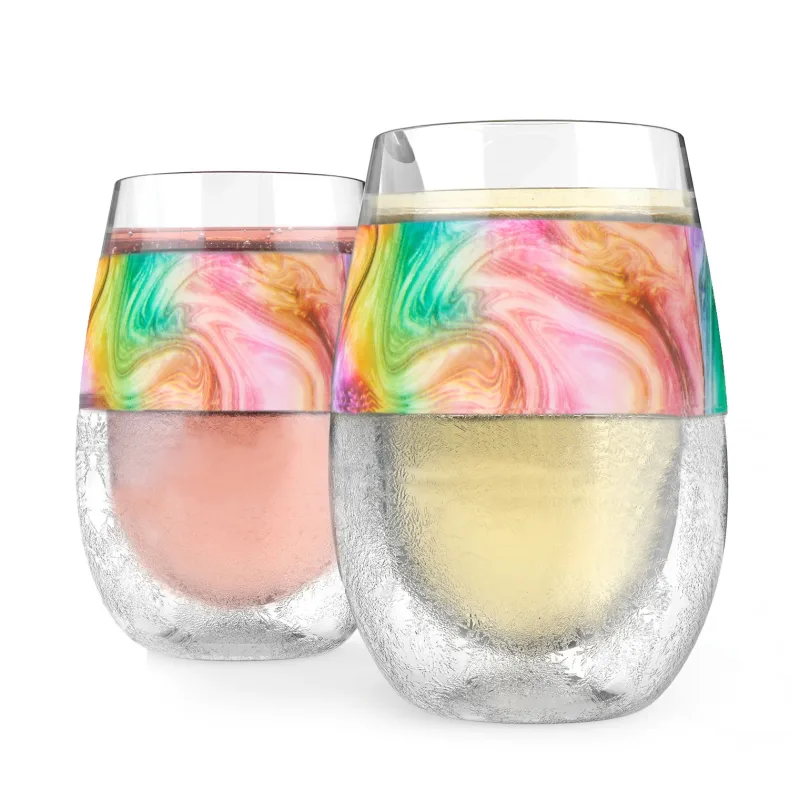 Wine FREEZE™ i Unicorn Swirl, 2-pack