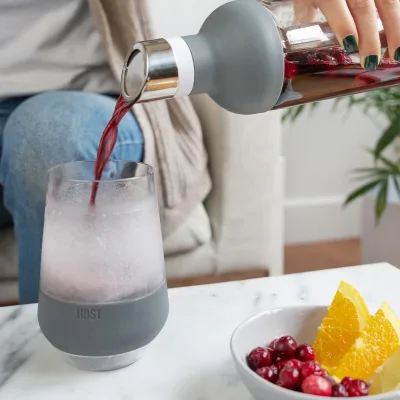 Wine FREEZE™ XL in Grau, 2er-Set