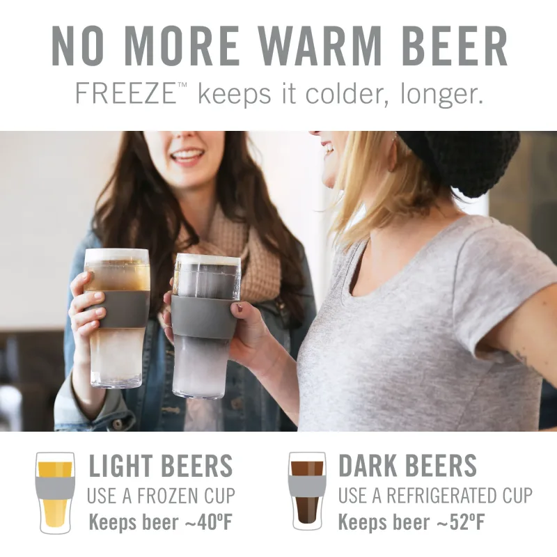 Beer FREEZE™ en verde, set de 2
