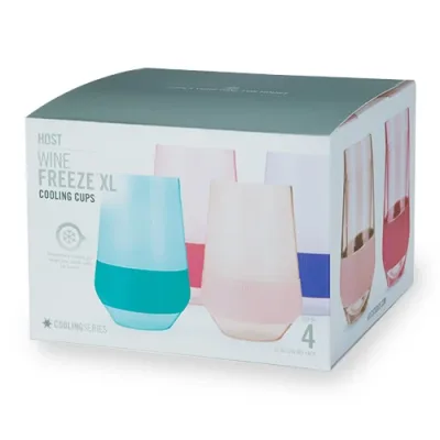 Wine FREEZE™ XL 彩色透光，4件套