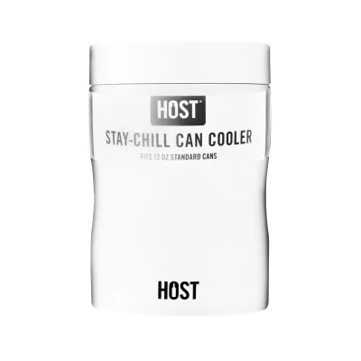 Refroidisseur de canette standard Stay-Chill en blanc perle