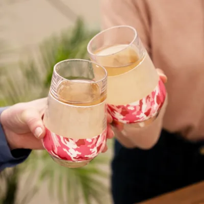 Wine FREEZE™ XL in Pink Camo, 2er-Set