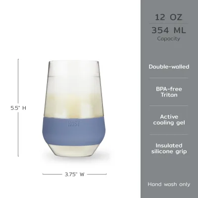 Wine FREEZE™ XL i skifferblå, 2-pack