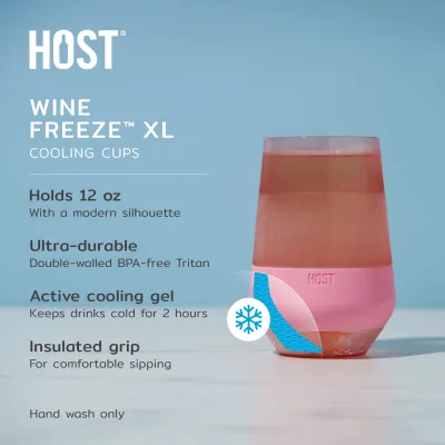 Wine FREEZE™ XL 彩色透光，4件套