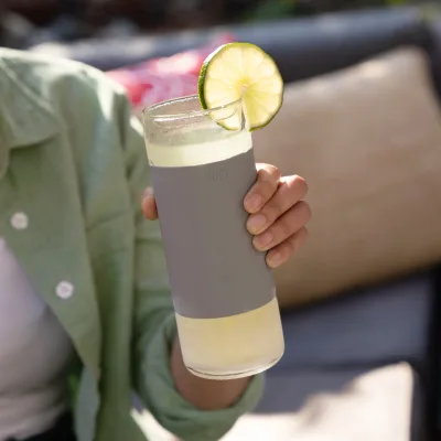 Glass Highball FREEZE™ i grå, sæt med 2
