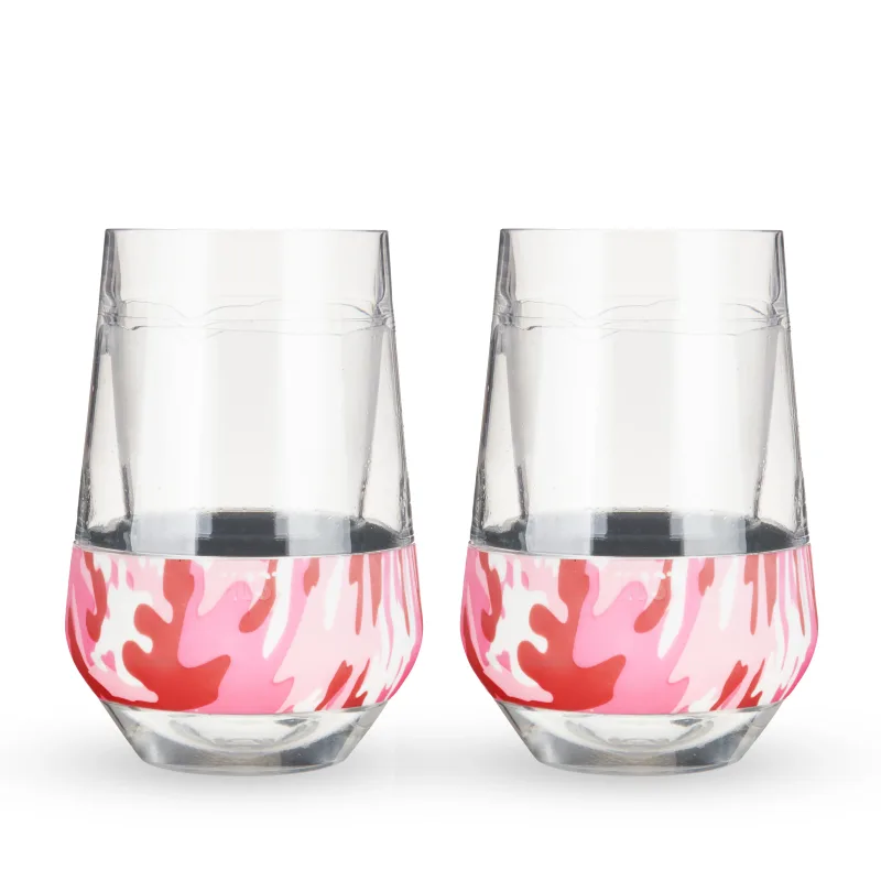 Wine FREEZE™ XL in Pink Camo, 2er-Set