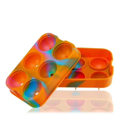 Silicone IJsvorm 2" IJsbollen in Gekleurd Marmer