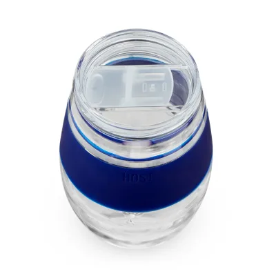 Wine FREEZE™ in Blue with Lids, Set of 2