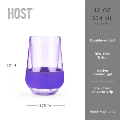 Wine FREEZE™ XL 彩色透光，4件套