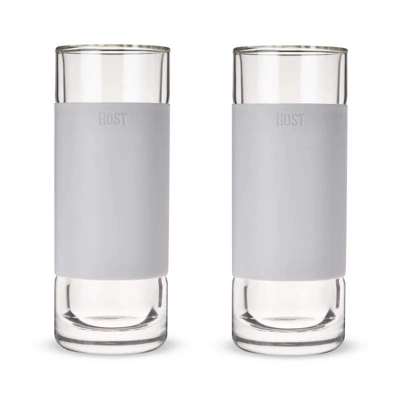 Glass Highball FREEZE™ i grå, sæt med 2