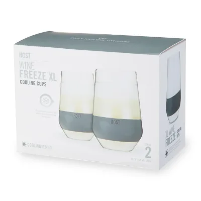 Wine FREEZE™ XL in Grau, 2er-Set