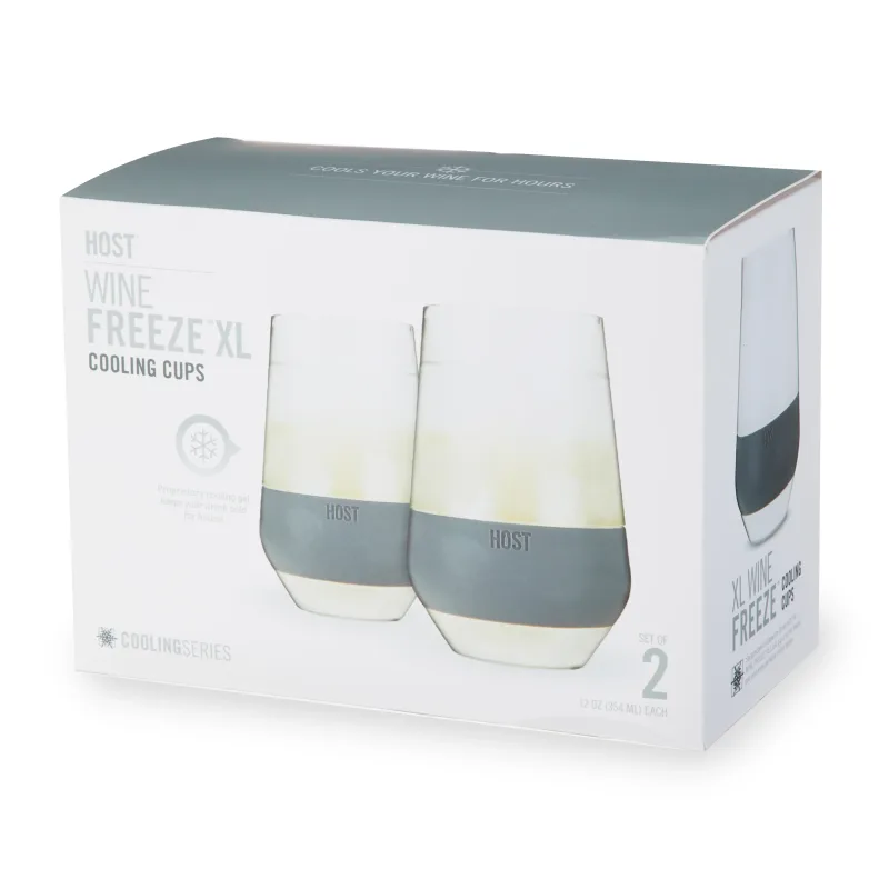 Wine FREEZE™ XL in Grau, 2er-Set