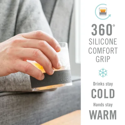 Whiskey FREEZE™ i grå, 2-pack