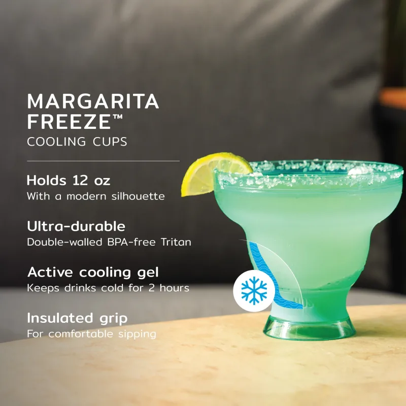 Margarita FREEZE™ in Aquablau, 2er-Set