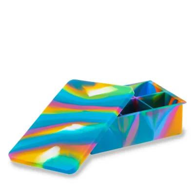 Cubitera de 2" con tapa en mármol de colores