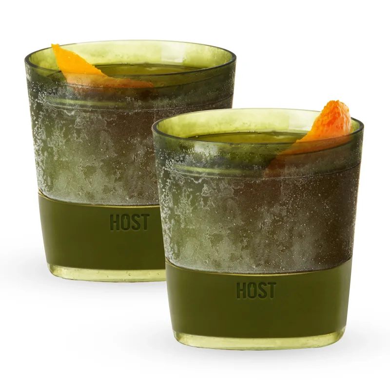 Whiskey FREEZE™ en verde oliva, set de 2