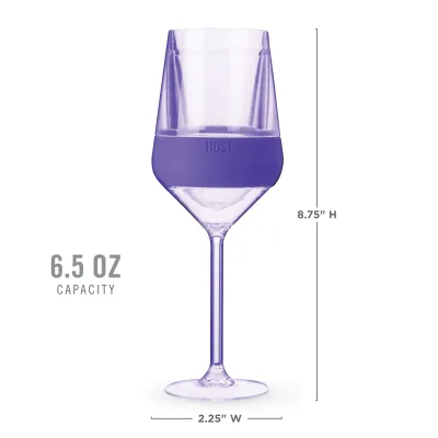 Stemmed Wine FREEZE™ 틴티드 멀티컬러, 4개 세트