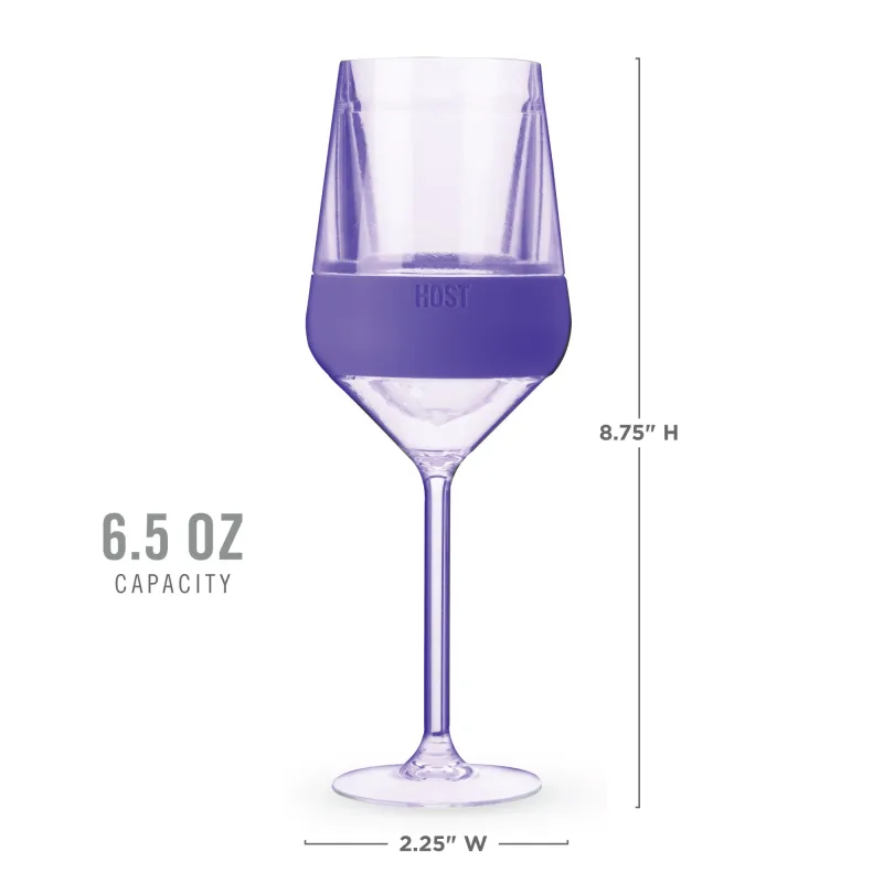Stemmed Wine FREEZE™ 틴티드 멀티컬러, 4개 세트