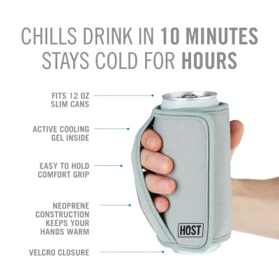 Insta-Chill Slim Can Sleeve, Isi 3