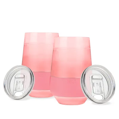 Wine FREEZE™ XL in Blush met deksels, set van 2
