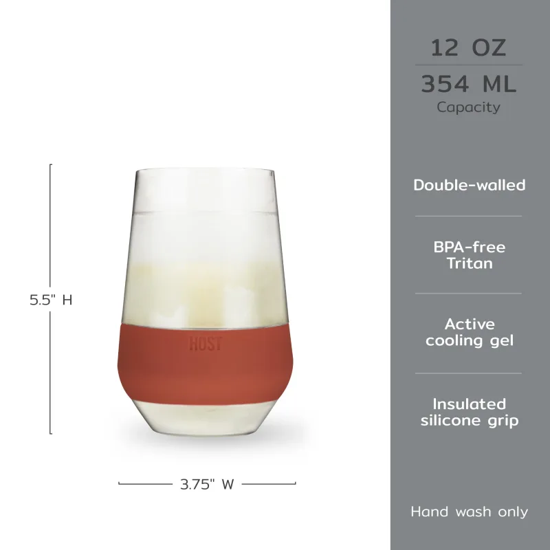 Wine FREEZE™ XL terrakotta, 2 kpl