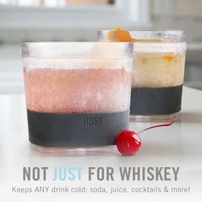 Whiskey FREEZE™ i grå, 2-pack