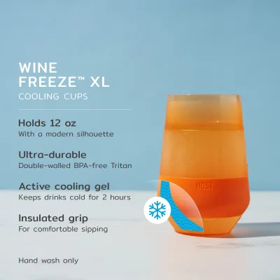 Wine FREEZE™ XL 선명한 컬러 틴트 멀티컬러, 4개 세트