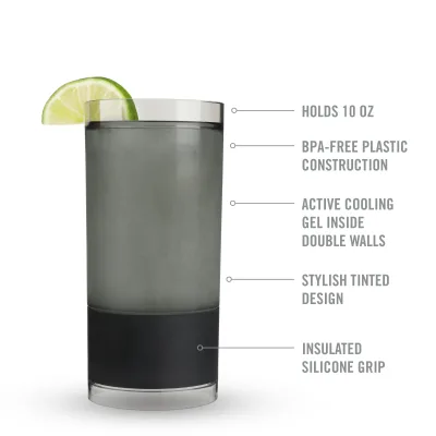 Highball FREEZE™ em Cinzento Tingido, Conjunto de 2