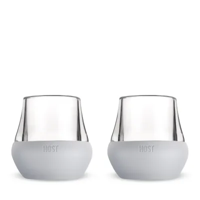 Glass Tasting FREEZE™ in Grau, 2er-Set