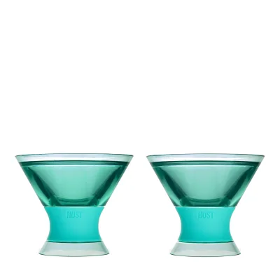 Martini FREEZE™ in Tinted Aqua, Set of 2