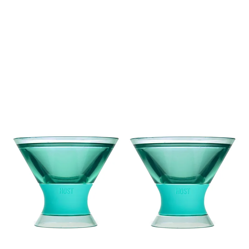 Martini FREEZE™ in Tinted Aqua, Set of 2